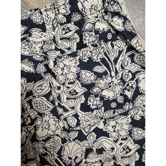 Amazon Essentials Men's Swim Trunks XL Navy Folk Floral Mesh Lining Quick Dry - Picture 5 of 8